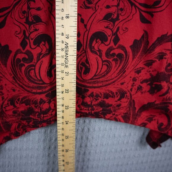 Paradisio Graphic Cutout Shoulder Blouse Womens XL - Picture 5 of 8